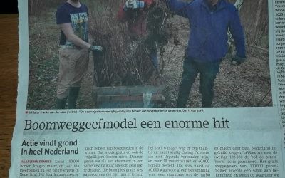 HC 30-12-2020 Boomweggeefmodel een enorme hit