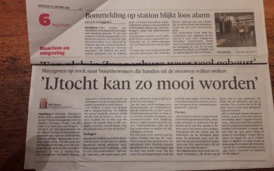 Haarlems Dagblad: IJtocht kan zo mooi worden