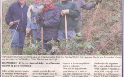 Heemsteedse Courant: 22-1-2014: Park ziet graag Heemstedenaren