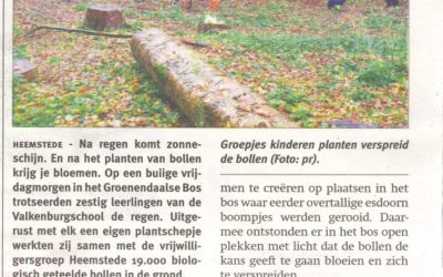 Heemsteeds Nieuwsblad: 10-11-2016 Bloemenregen in Groenendaalse Bos