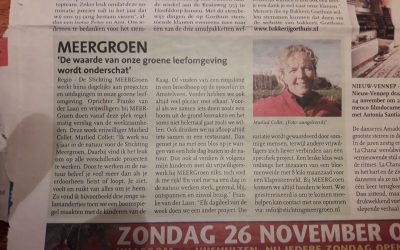 Nieuwsblad Haarlemmermeer: “De waarde van Onze Leefomgeving wordt onderschat”. Deze keer over: Marlied Collet