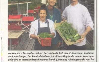 Nieuwsblad Haarlemmermeer:23-9-2015: Oogsten en smullen van braakliggende grond