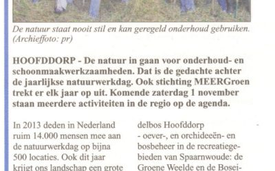 Witte weekblad: 29-10-2015: Aan de slag in de natuur